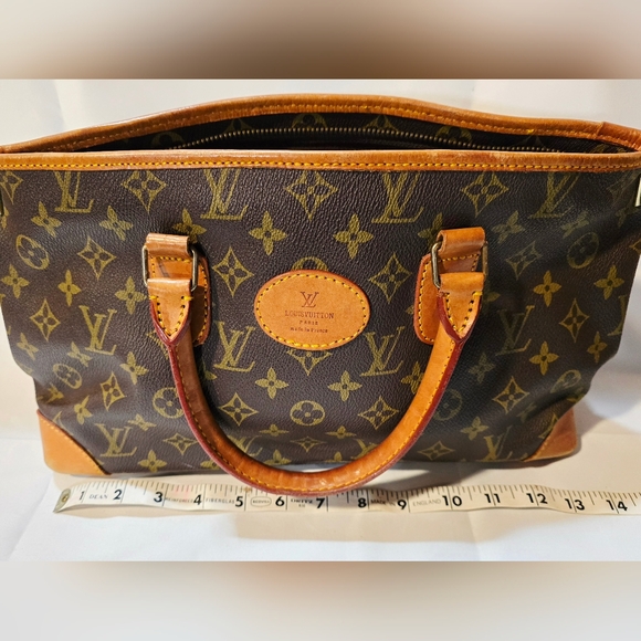 1960's Vintage Louis Vuitton Monogram Leather Handbag - Picture 13 of 16